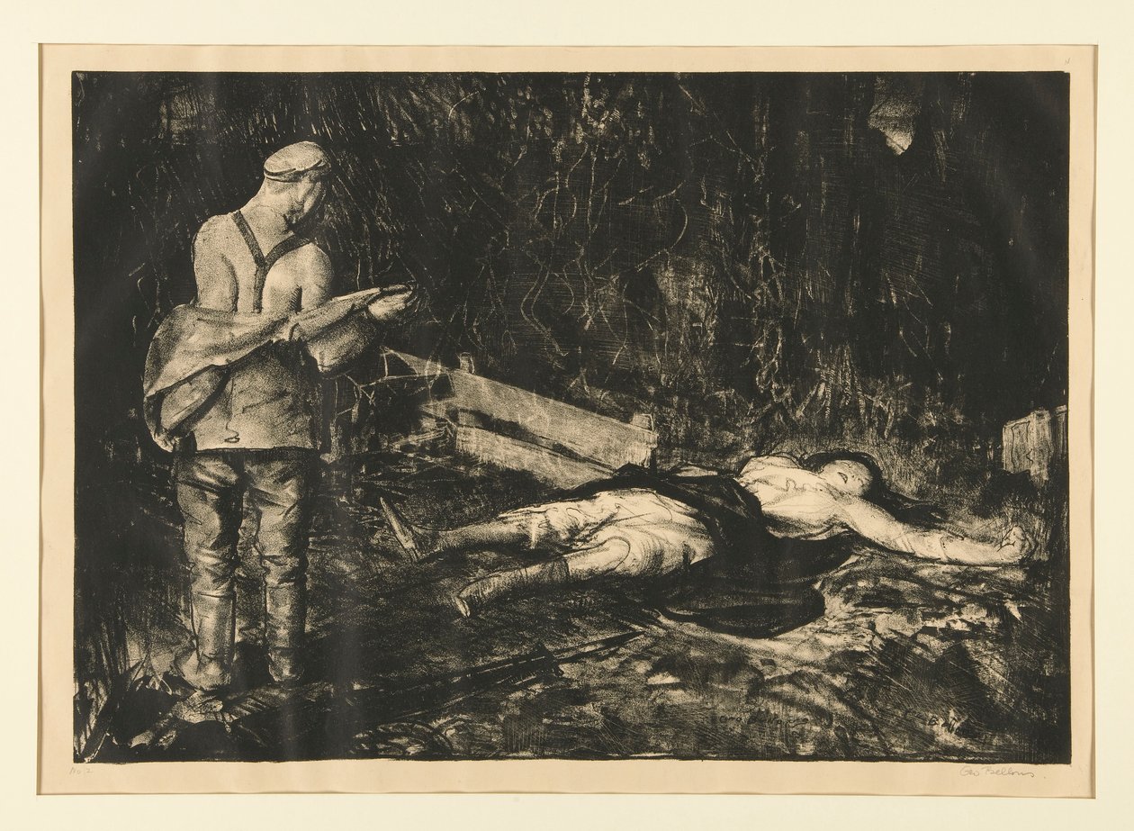 Belgian Farmyard från War Series av George Wesley Bellows