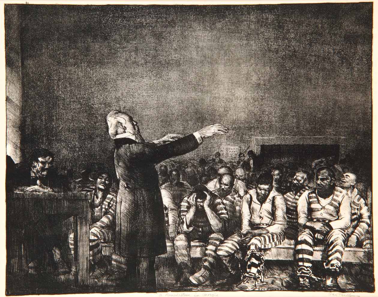 Benediction i Georgia, 1916 av George Wesley Bellows