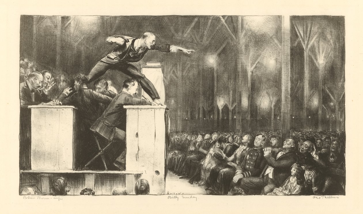 Billy Sunday av George Wesley Bellows