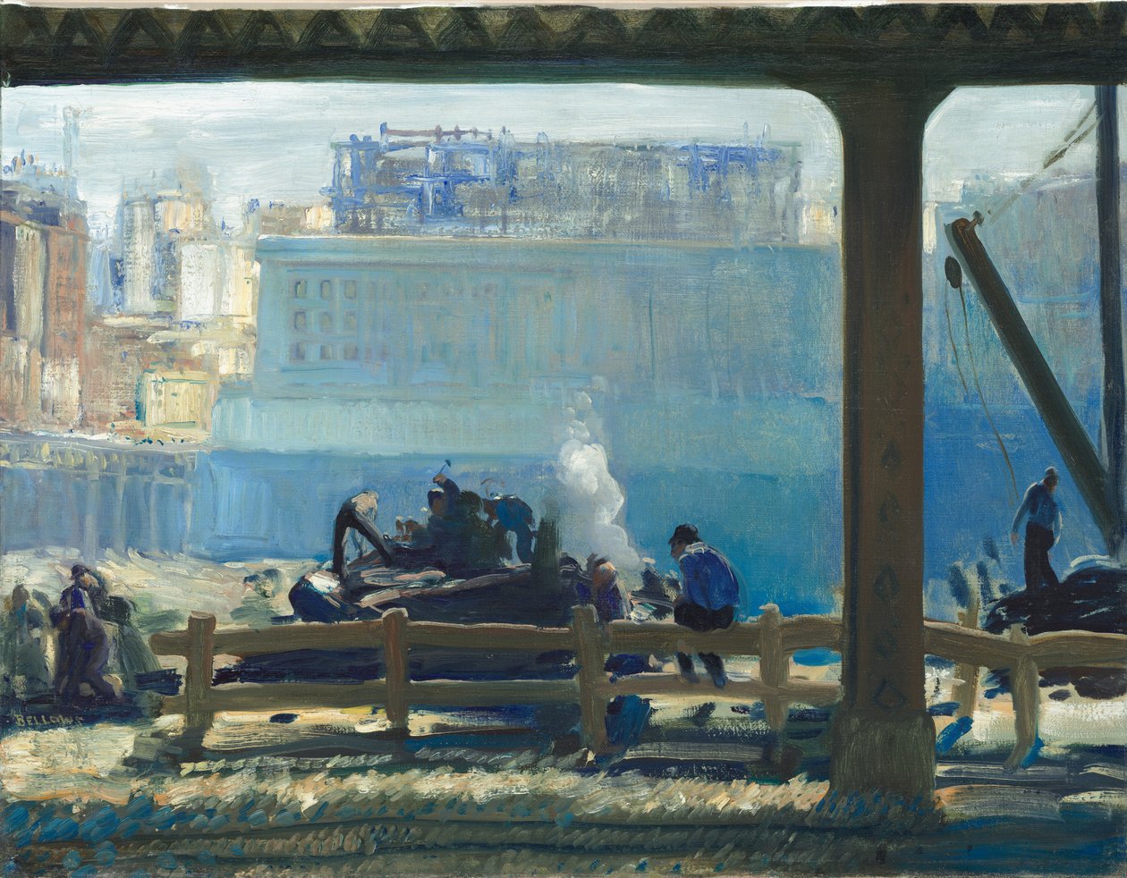 Blå morgon, 1909. av George Wesley Bellows