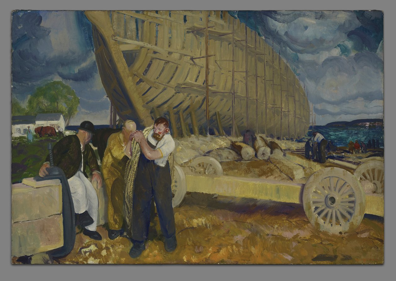 Byggare av fartyg av George Wesley Bellows