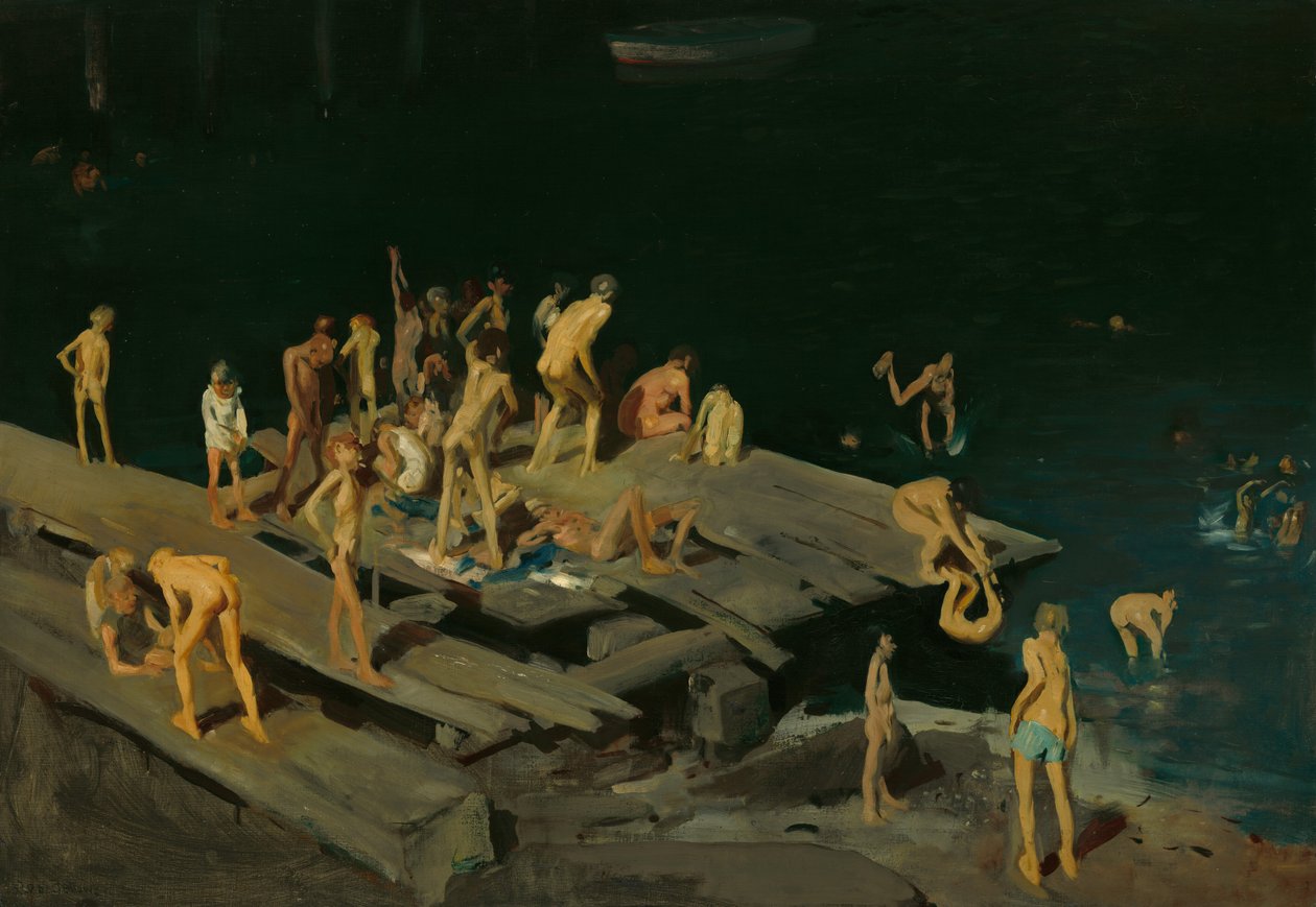Fyrtiotvå barn, 1907. av George Wesley Bellows