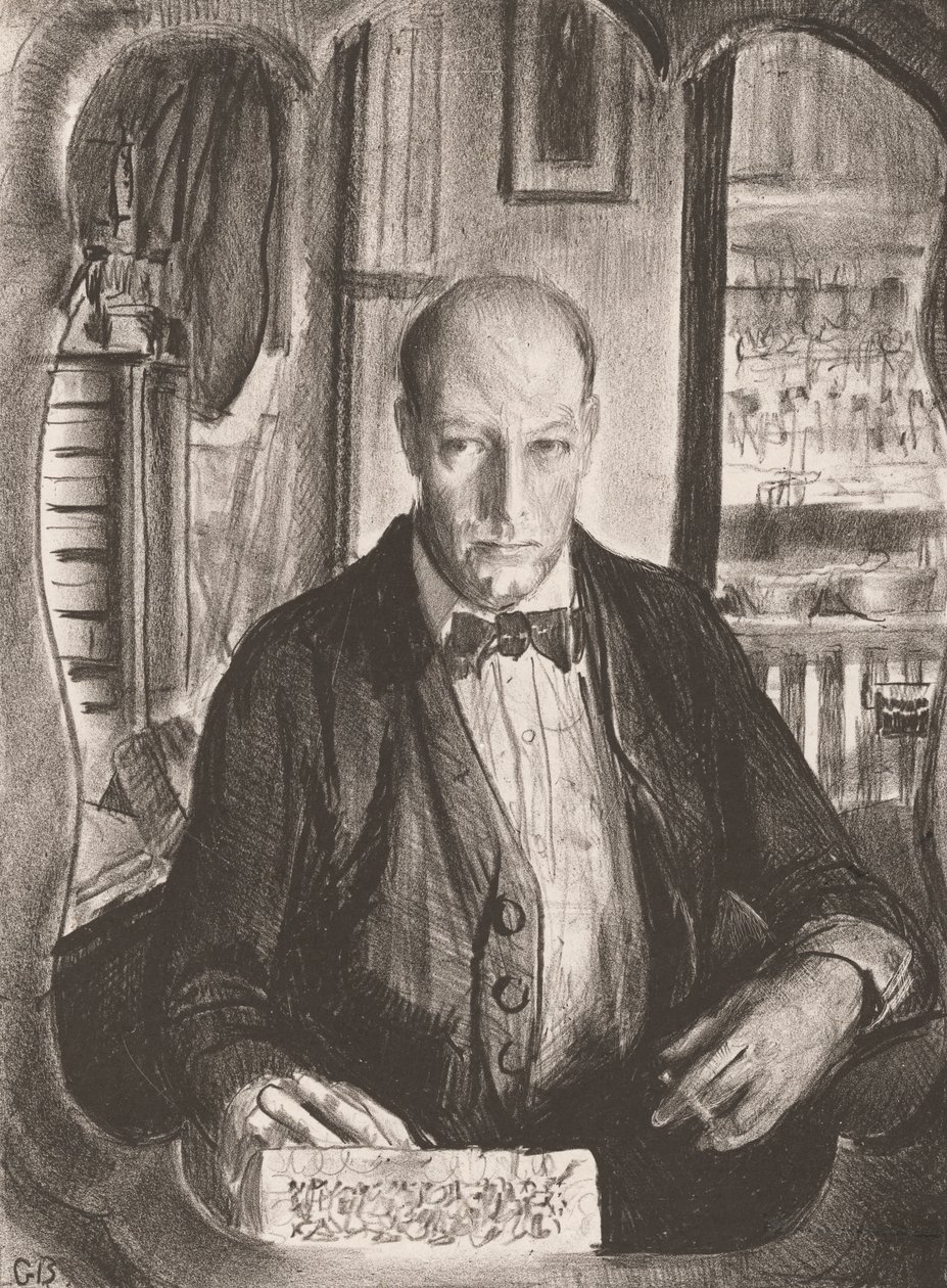 Självporträtt av George Wesley Bellows av George Wesley Bellows