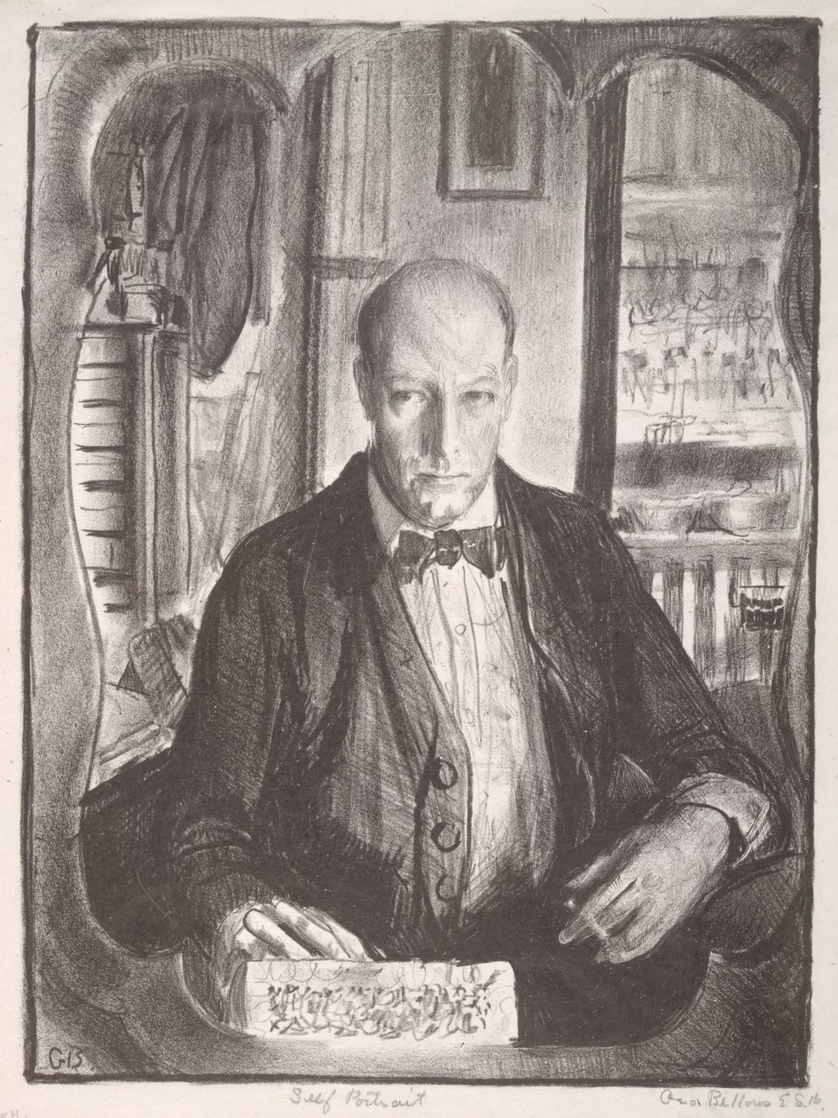 George Wesley Bellows självporträtt av George Wesley Bellows