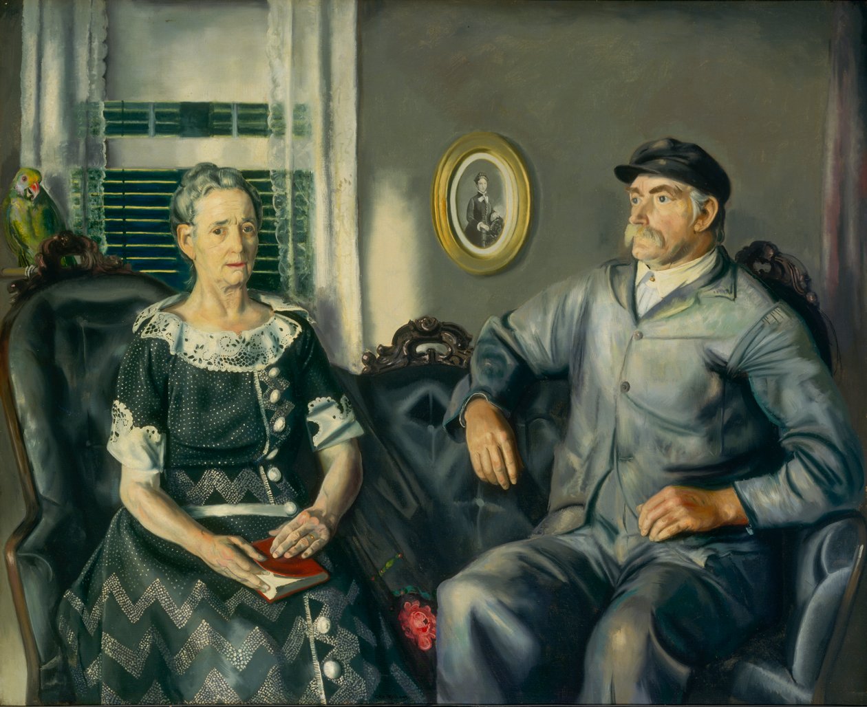 Mr och Mrs Phillip Wase, 1924. av George Wesley Bellows