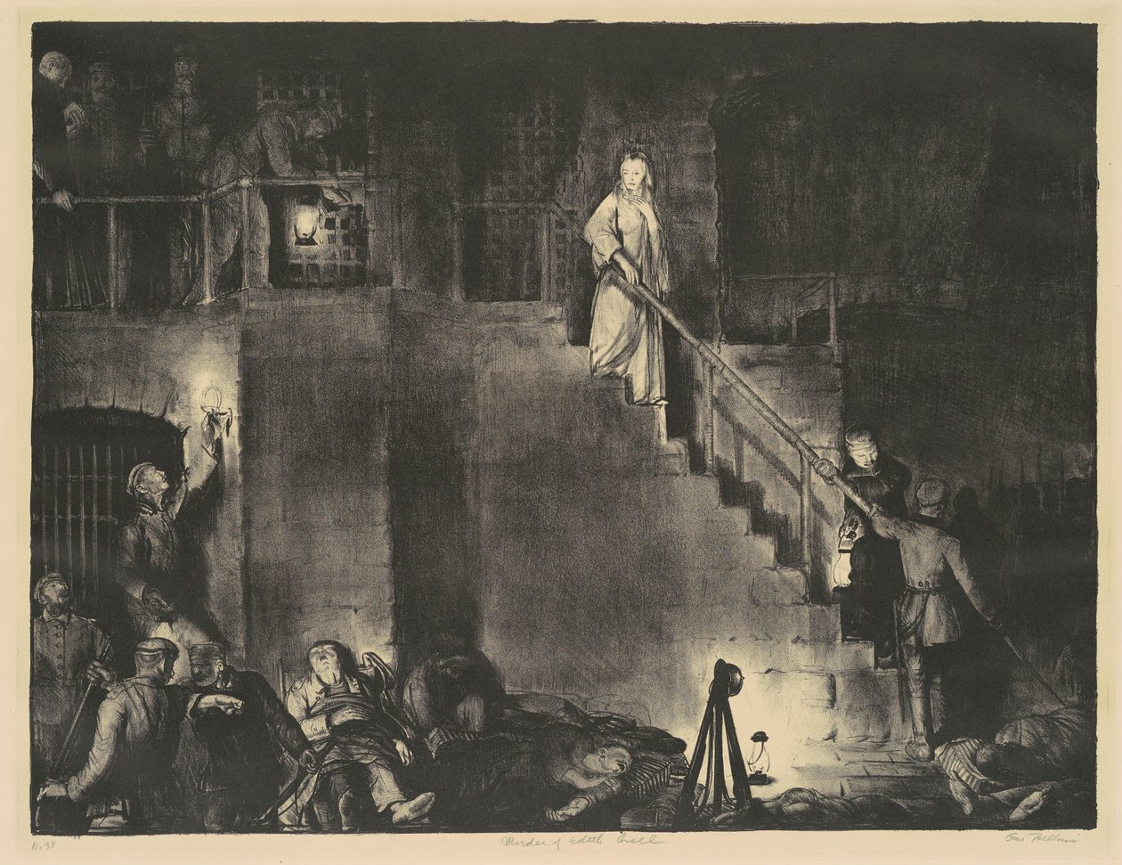 Mordet på Edith Cavell av George Wesley Bellows