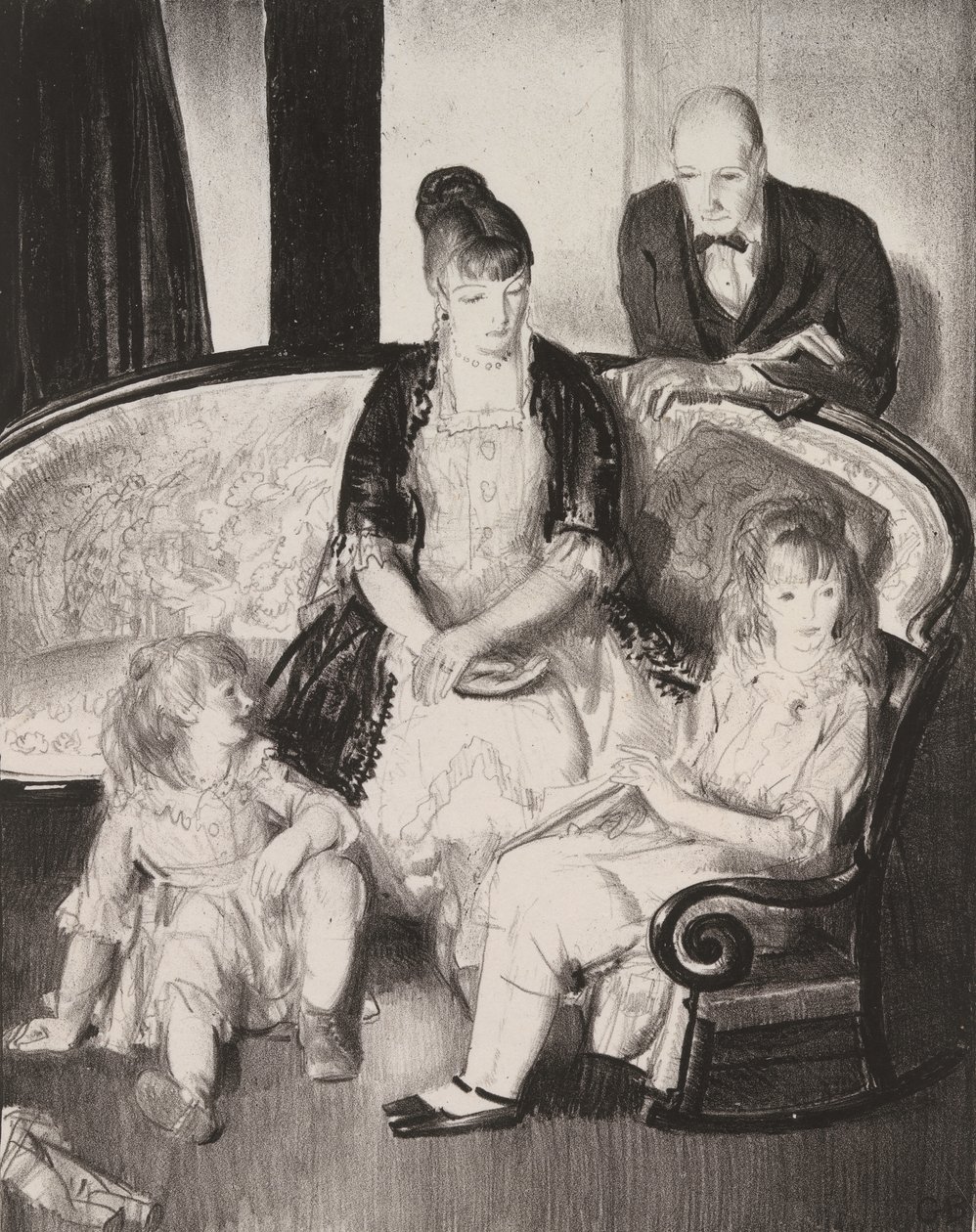 Min familj, andra stenen av George Wesley Bellows