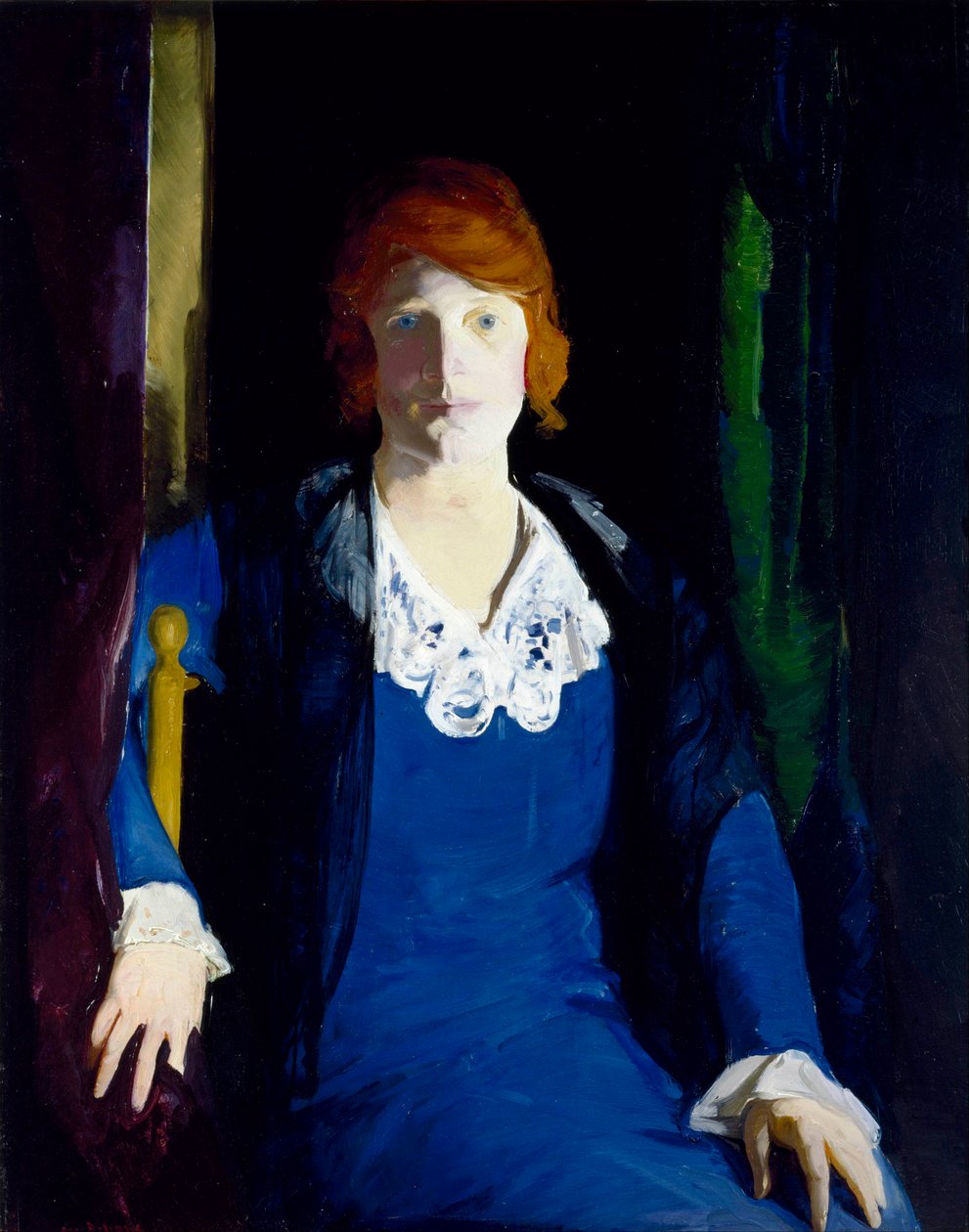 ""Porträtt av Florence Pierce"" Peinture de George Bellows (1882-1925) 1914 - Olja på trä - 96,5x76,2 - Museum of Fine Arts, Houston av George Wesley Bellows