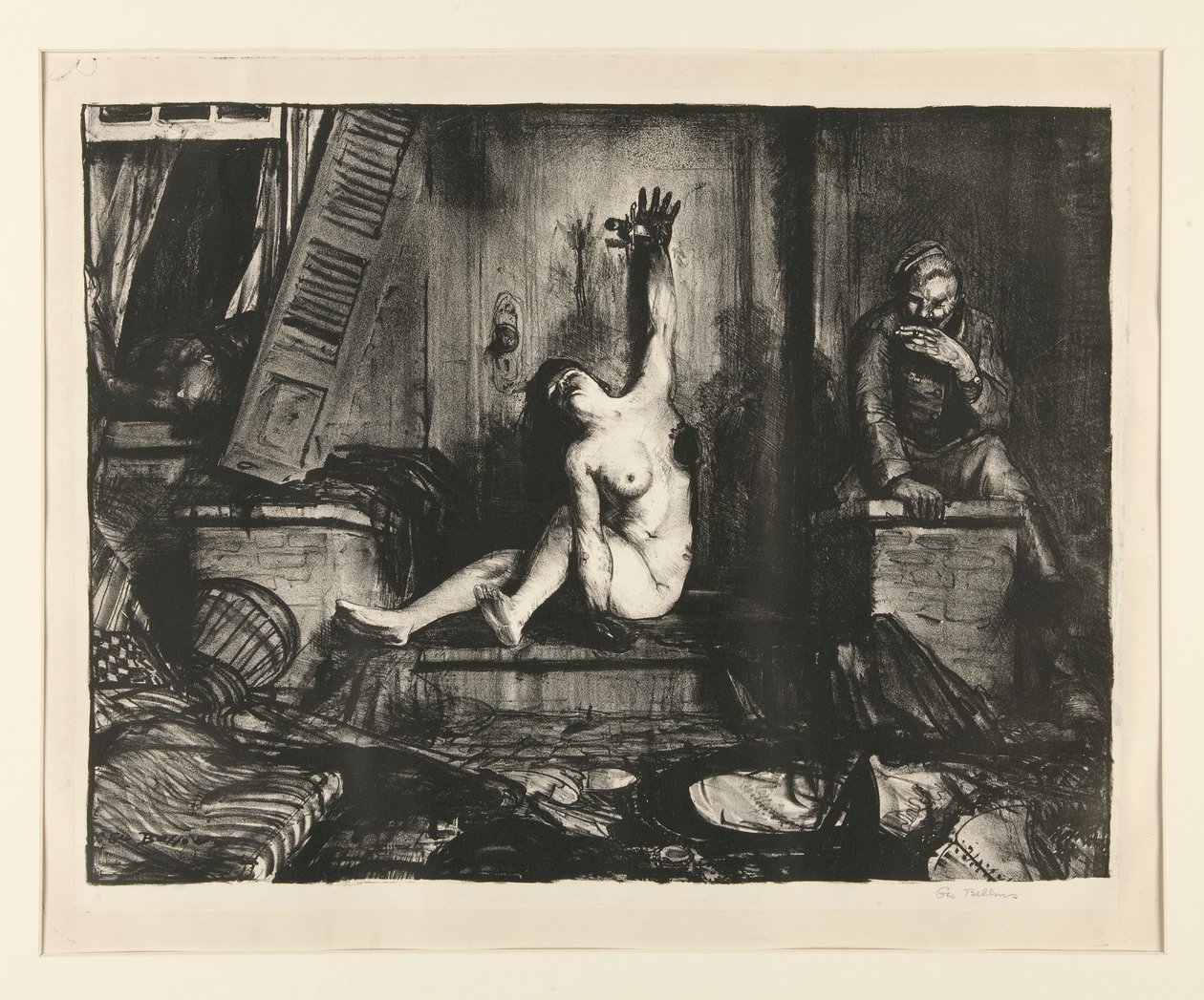 Cigaretten från War Series av George Wesley Bellows