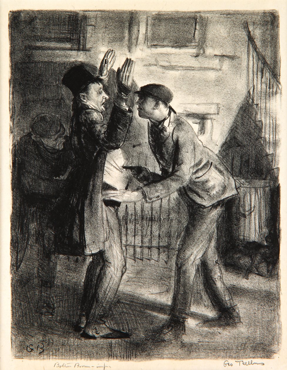 Överfallet, 1921 av George Wesley Bellows