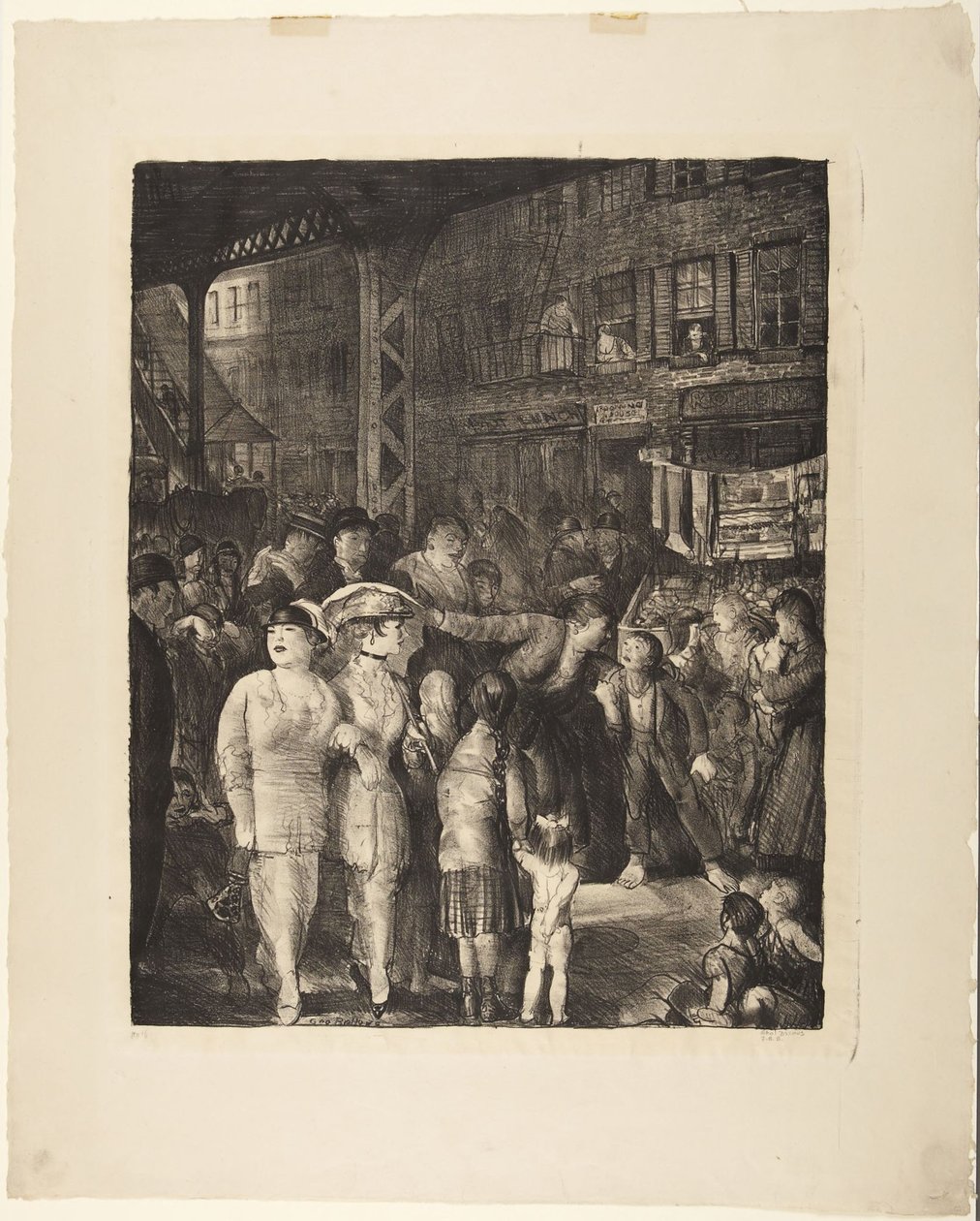 Gatan av George Wesley Bellows