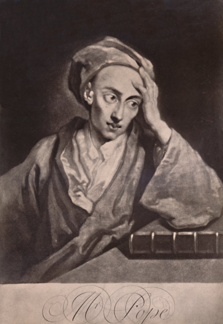 Alexander Pope, engelsk poet och satiriker, c1732 1894 av George White