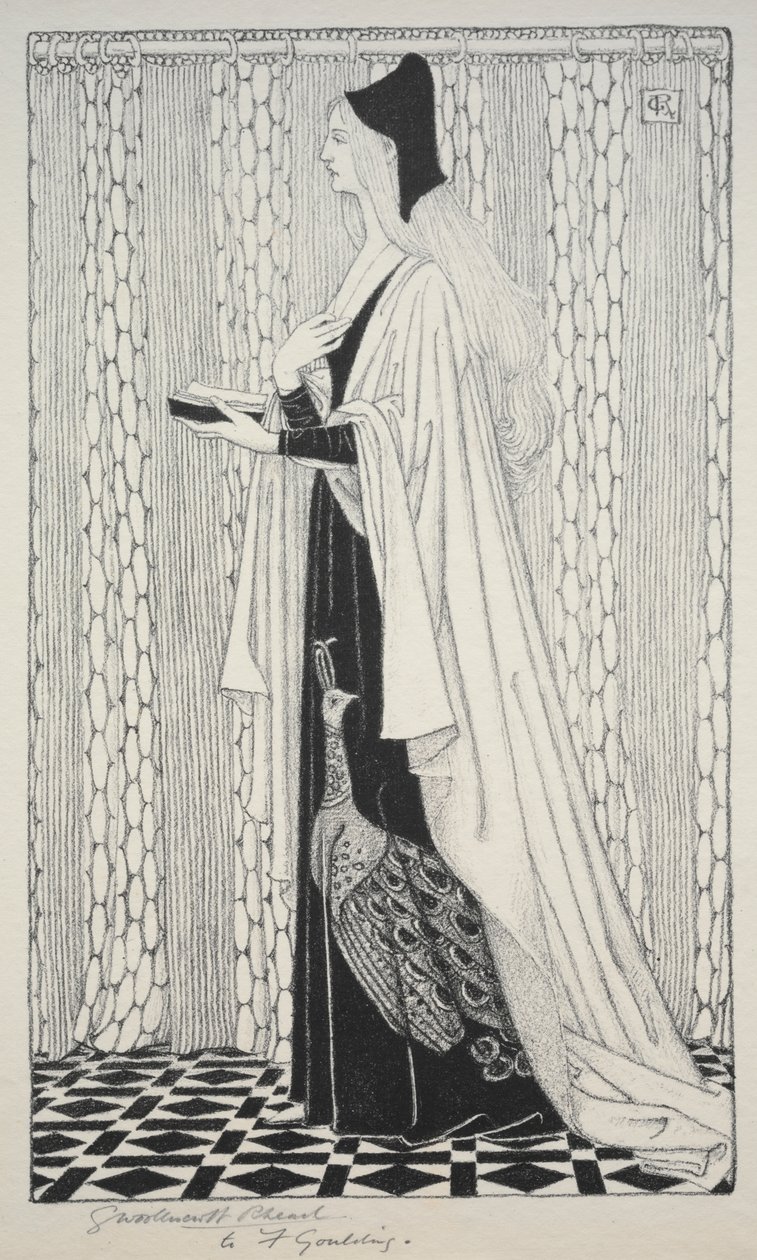 Kostymstudie av George Woolliscroft Rhead