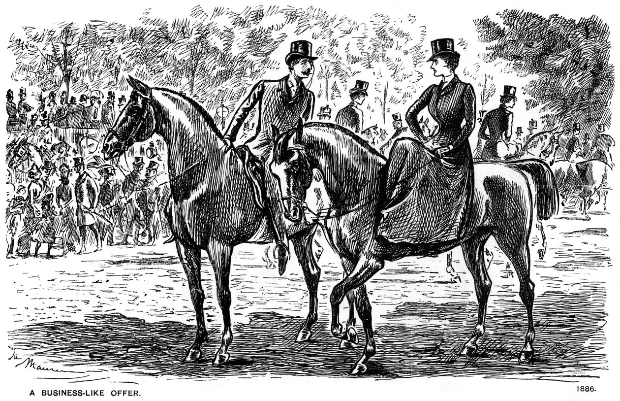 Ett affärsliknande erbjudande, 1886 1891 av George du Maurier