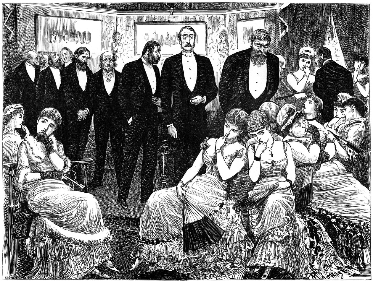 Det katastrofala resultatet av Beautymania, 1879 1891 av George du Maurier