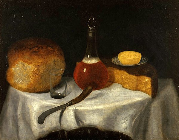 A Kitchen Still Life (olja på duk) av George of Chichester Smith