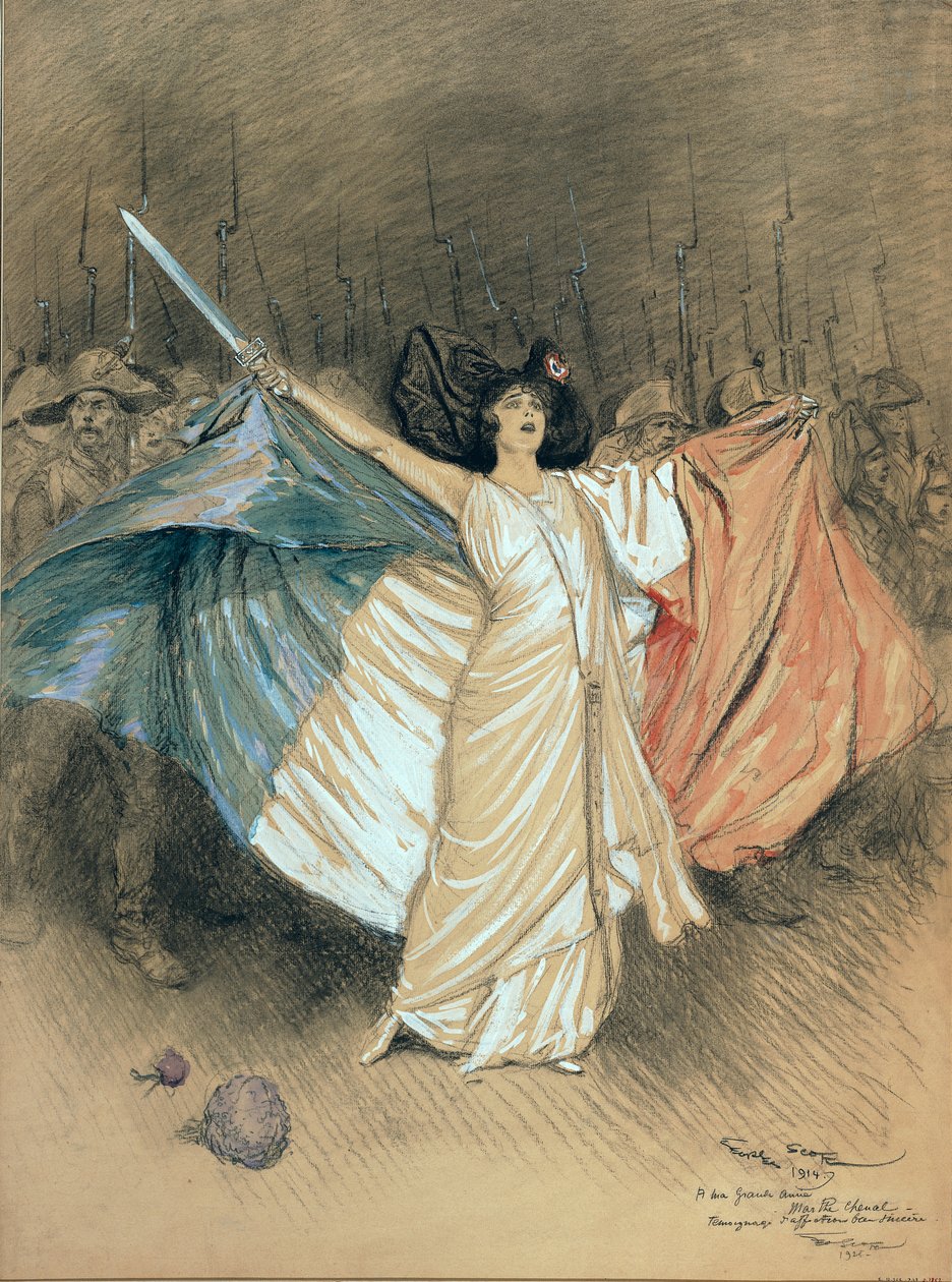 Marthe Chenal (1881-1947) Sjunger 