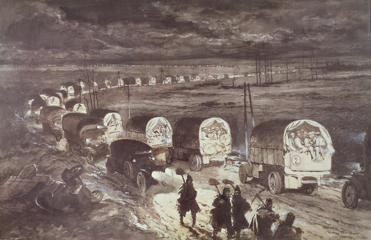 Den heliga vägen, 1918 av Georges Bertin Scott