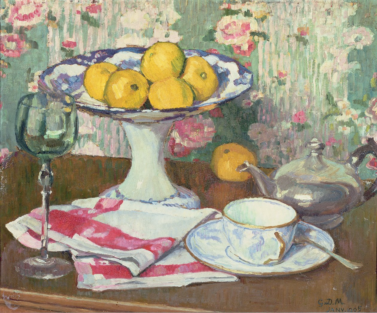 Stilleben med fruktfat, 1905 av George Daniel de Monfreid