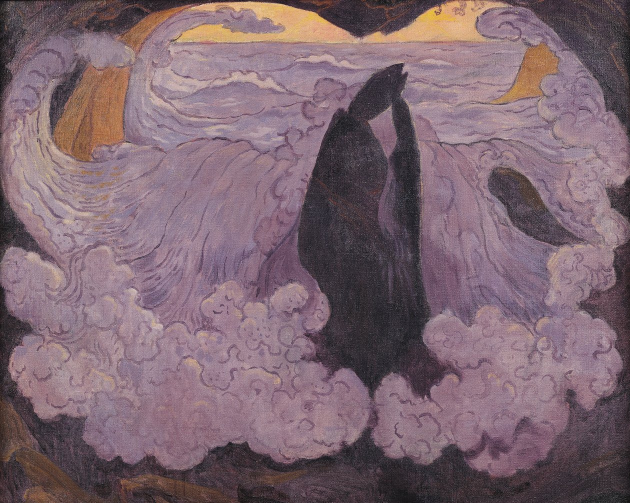 Den violetta vågen, ca 1895-6 av Georges Lacombe