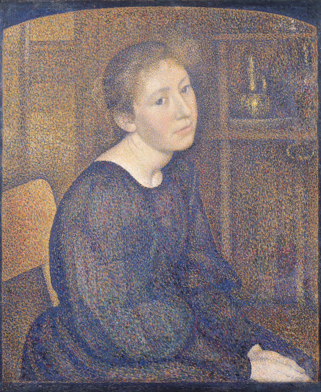 Aline Marechal (1868-1938) 1892 av Georges Lemmen