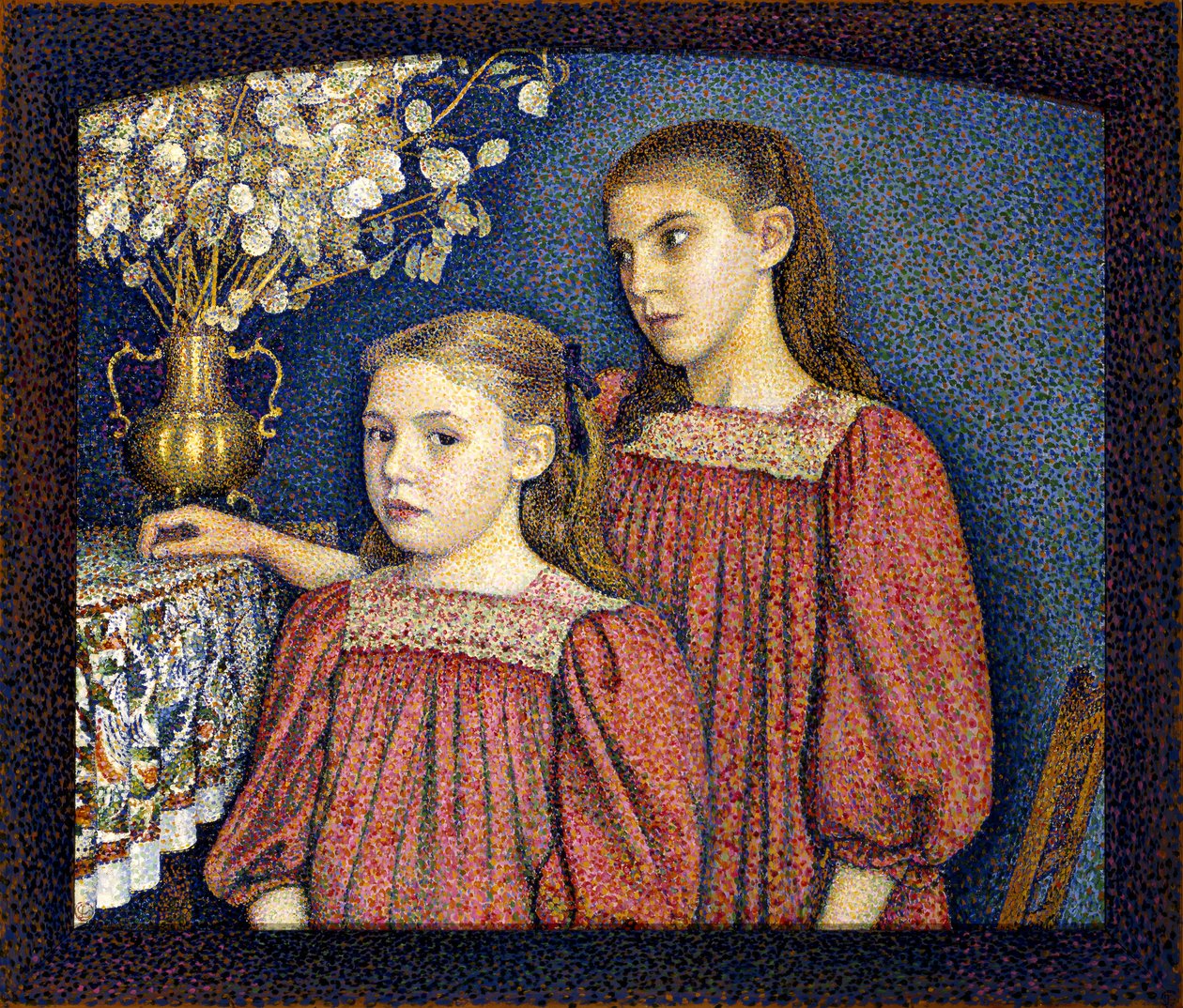 The Two Sisters or The Serruys Sisters av Georges Lemmen