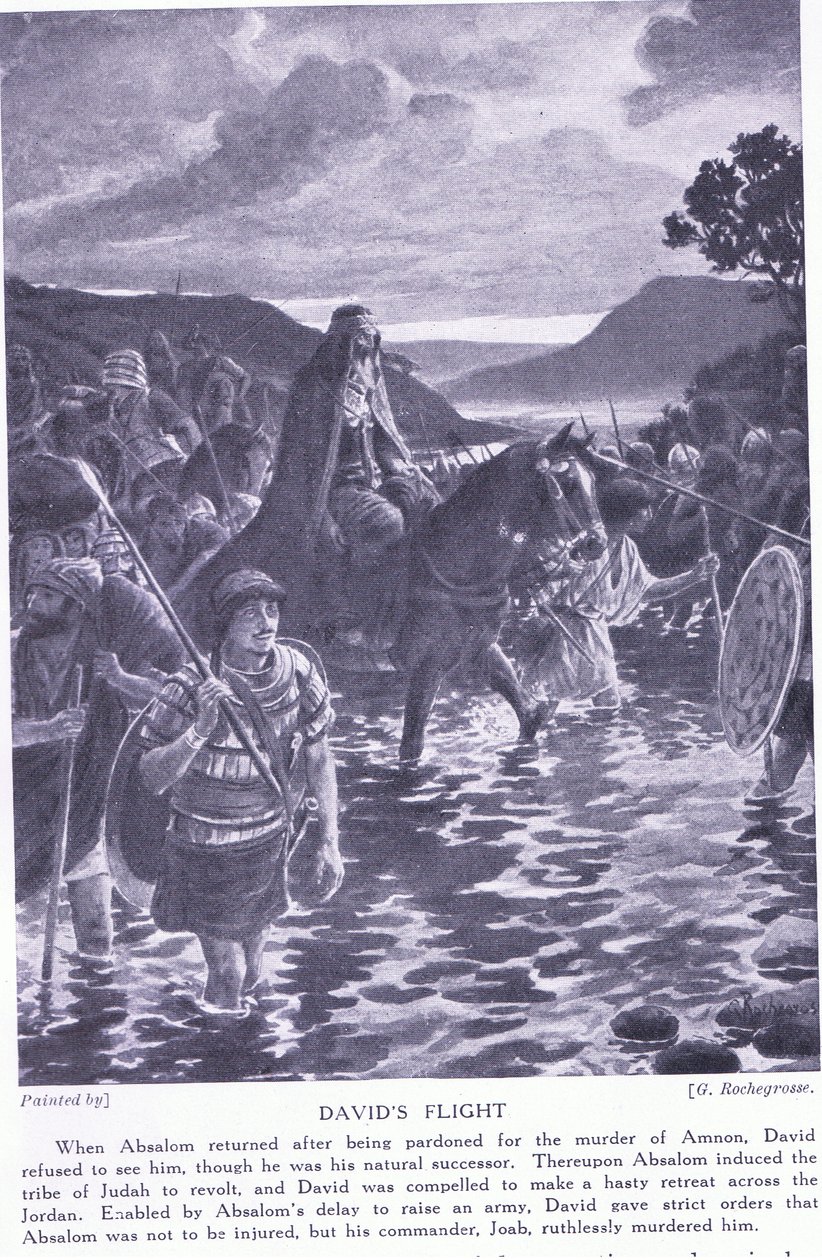 Davids flygning av Georges Marie Rochegrosse
