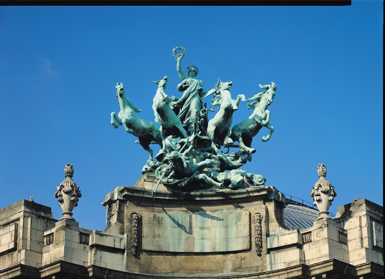Quadriga, ca 1897-1900 av Georges Recipon