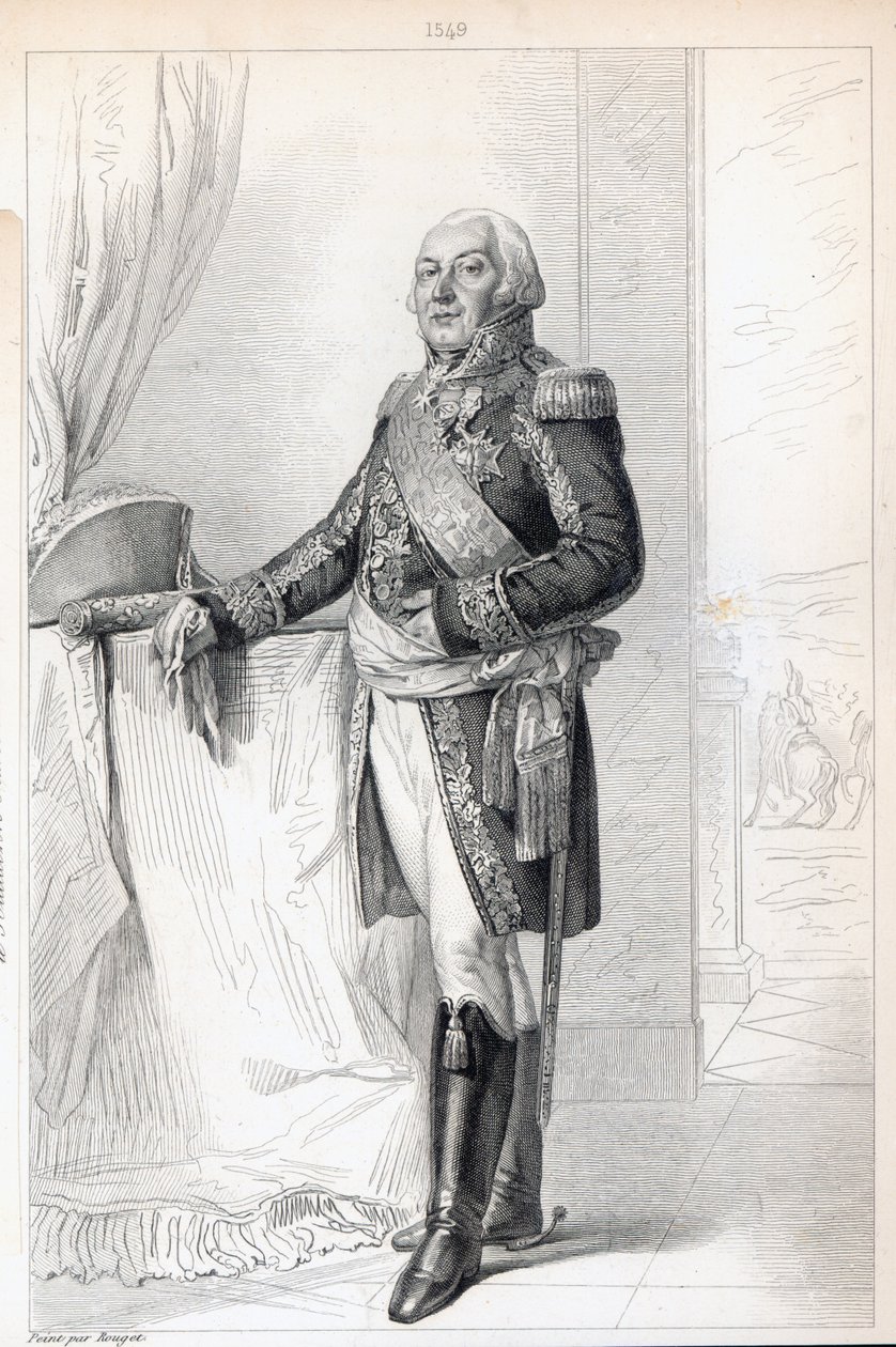 Francois-Henri de Franquetot de Coigny (1737-1821), hertig av Coigny av Georges Rouget