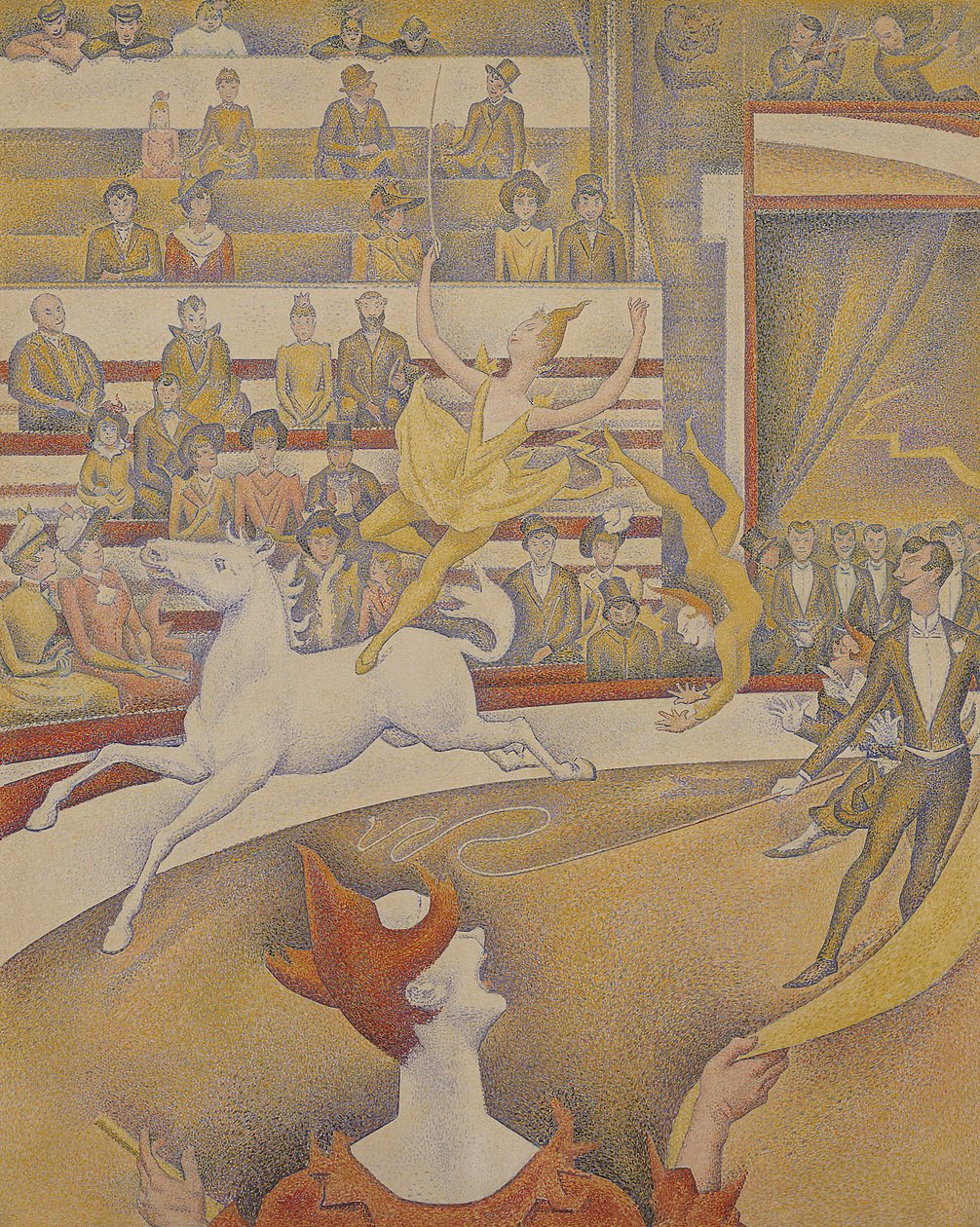 Cirkusen, 1891 av Georges Seurat