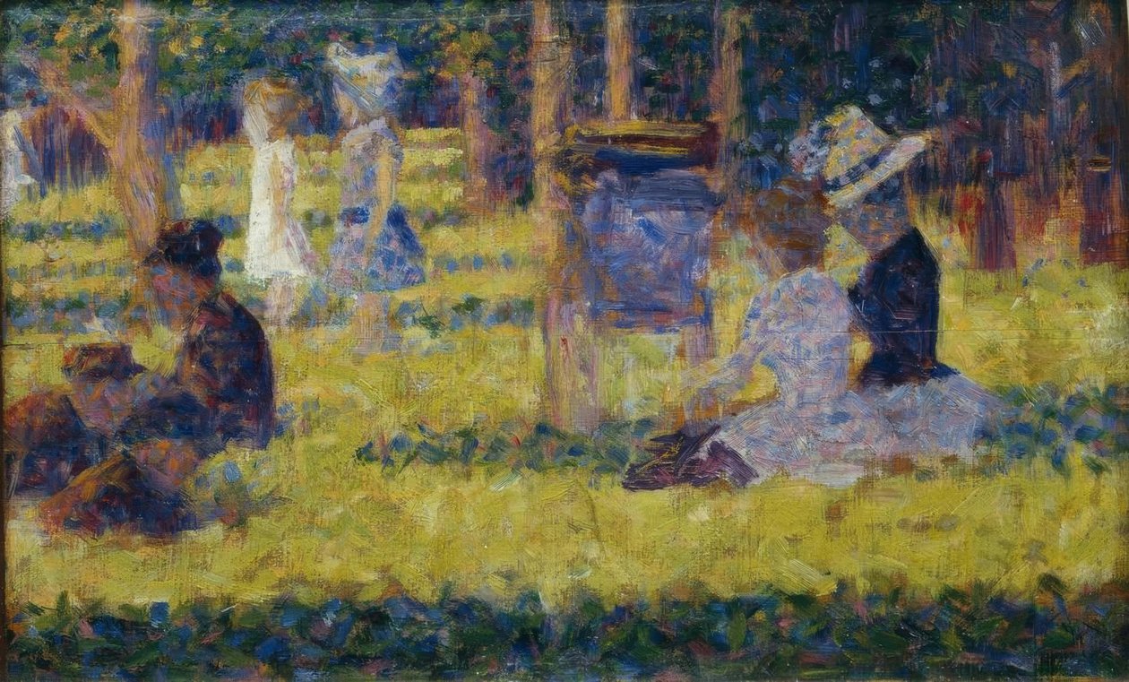 En söndag eftermiddag på La Grande Jatte av Georges Seurat