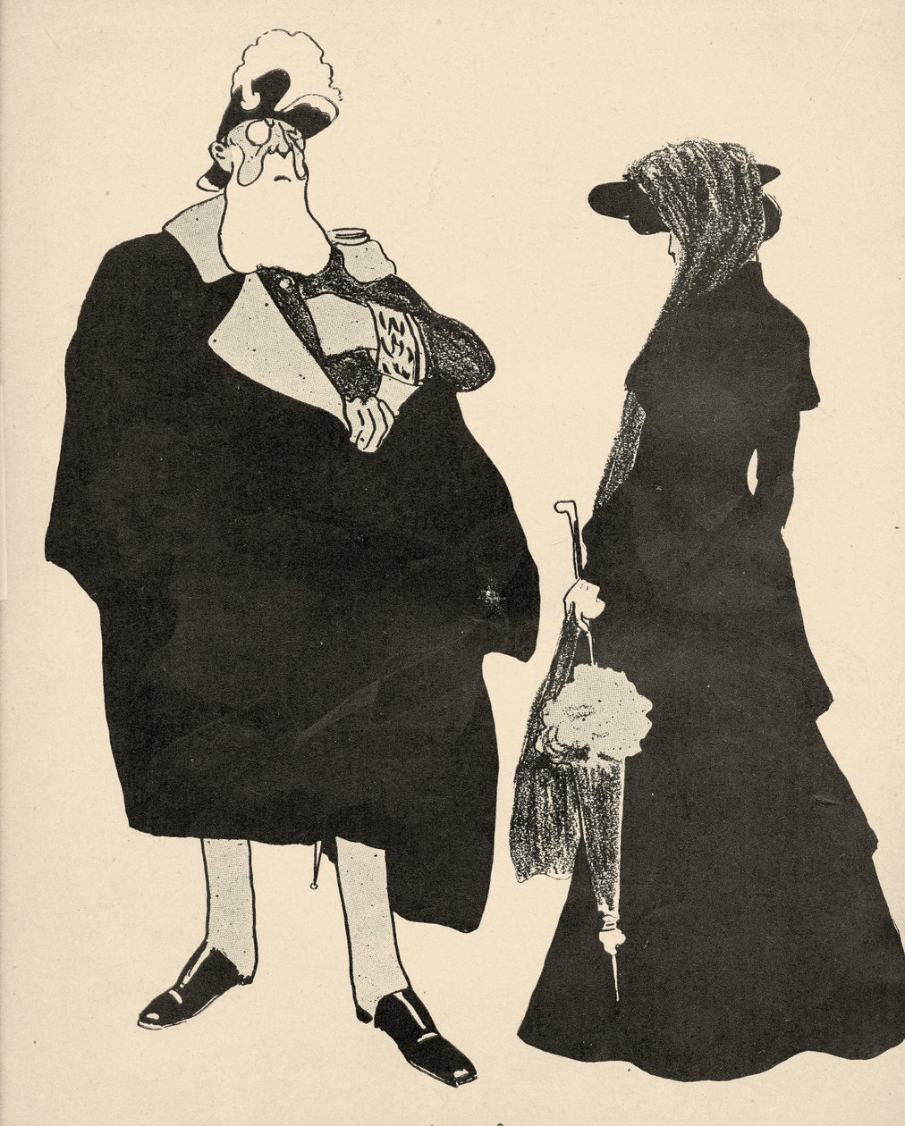 Leopold II och hans dotter 1904. av Georges d 1878 1937 Ostoya