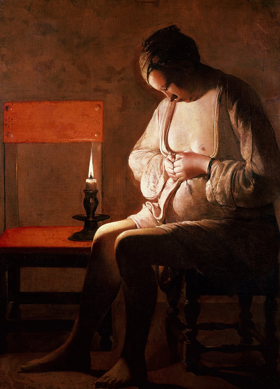 Loppfångaren av Georges de La Tour