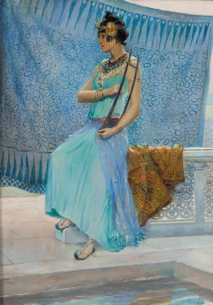 Algerisk dansare eller Salammbo, 1910. av Georges Antoine Rochegrosse