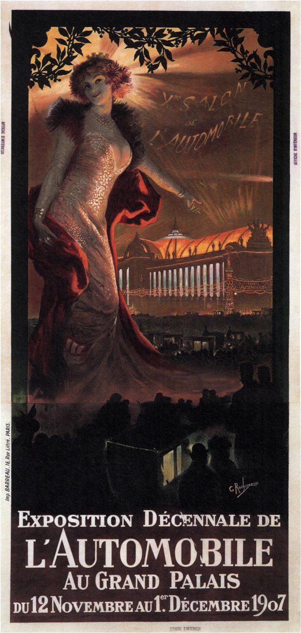 Decennial bilutställning på Grand Palais, 1907 av Georges Antoine Rochegrosse