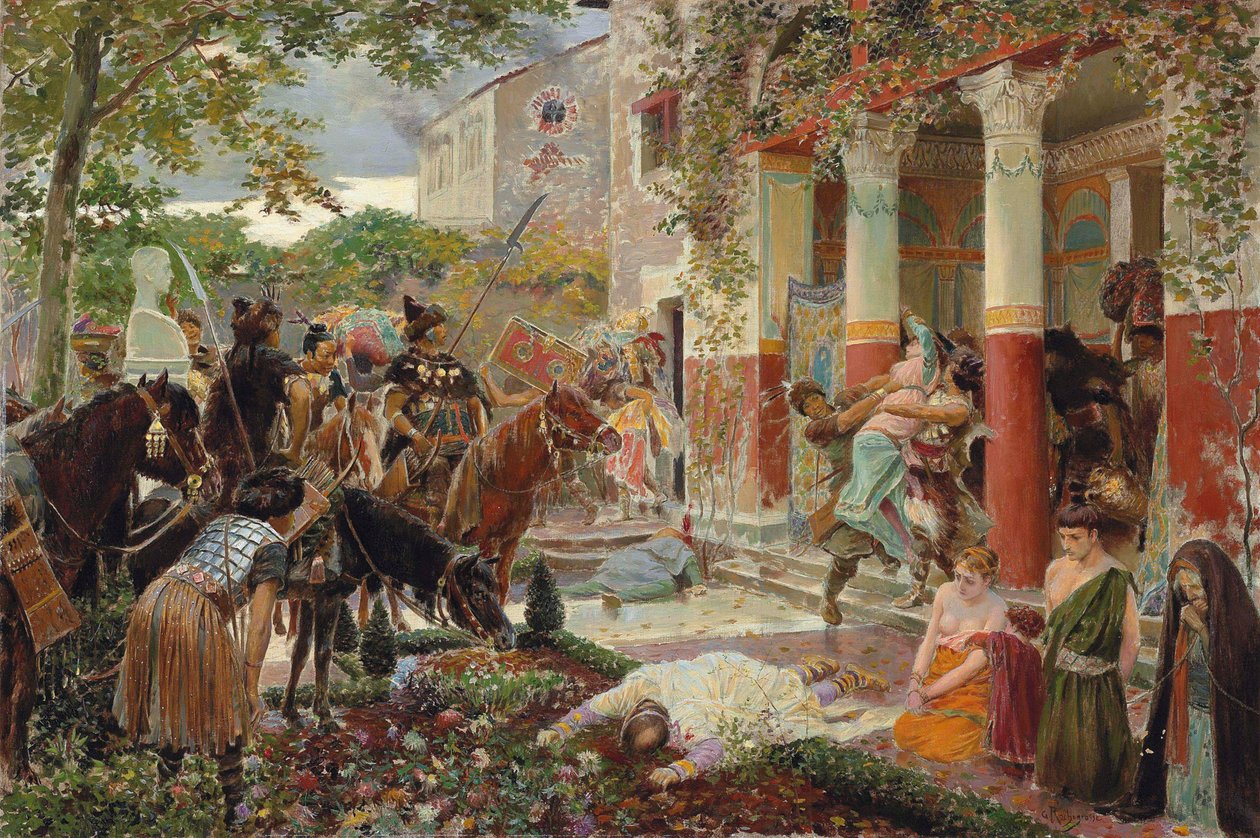 Tartarernas anfall. av Georges Antoine Rochegrosse