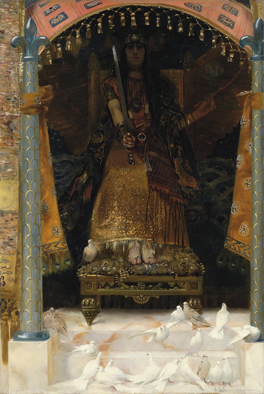 Krig och fred, 1886. av Georges Antoine Rochegrosse