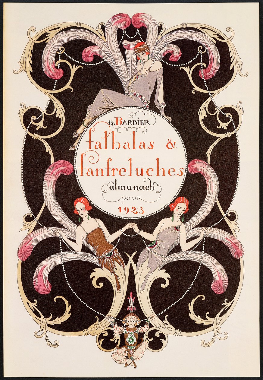 Falbalas et Franfreluches, modealmanacka av Georges Barbier
