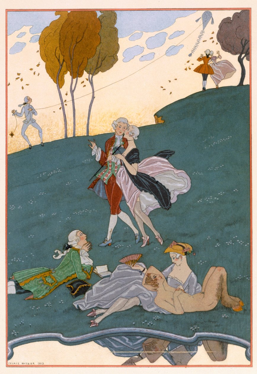 Fetes Galantes, illustration för 