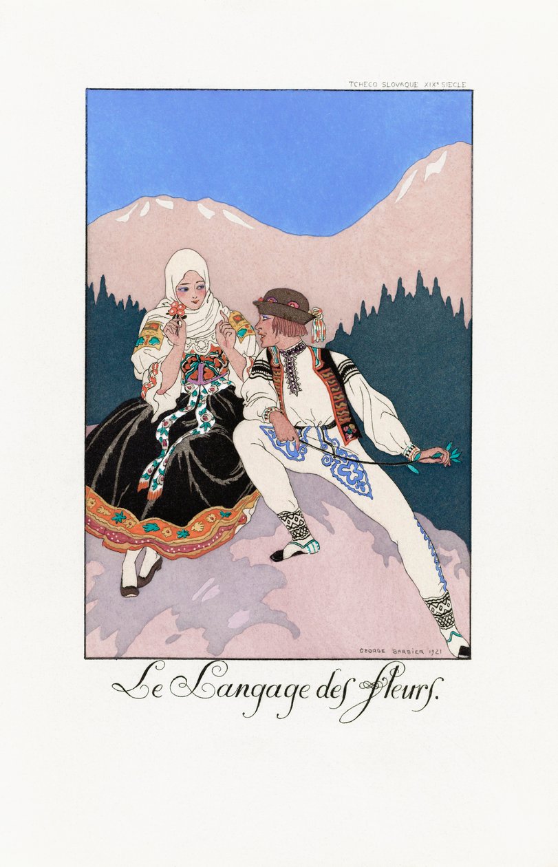 George Barbier illustration. av Georges Barbier