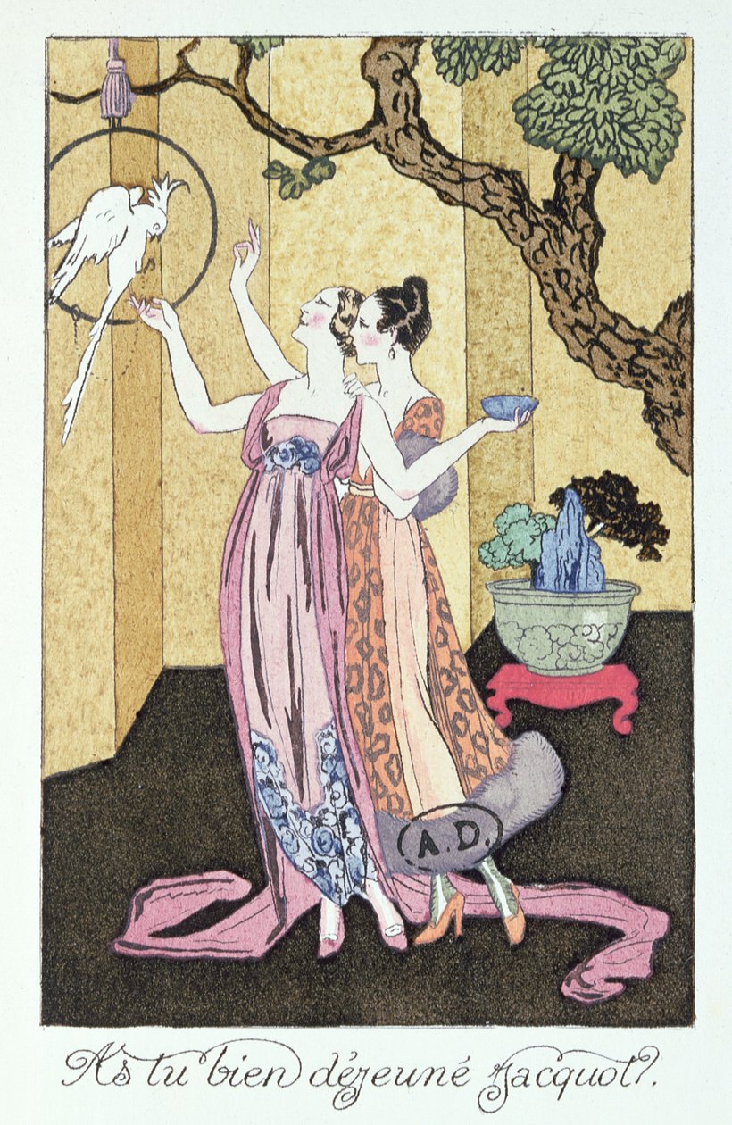 "Har du ätit en god middag, Jacquot?" av Georges Barbier