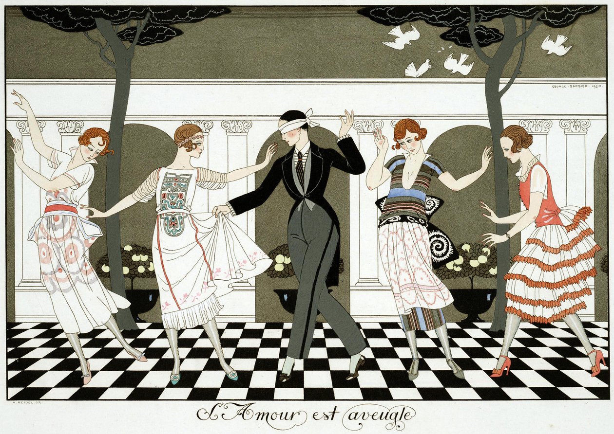 Kärleken är blind av Georges Barbier