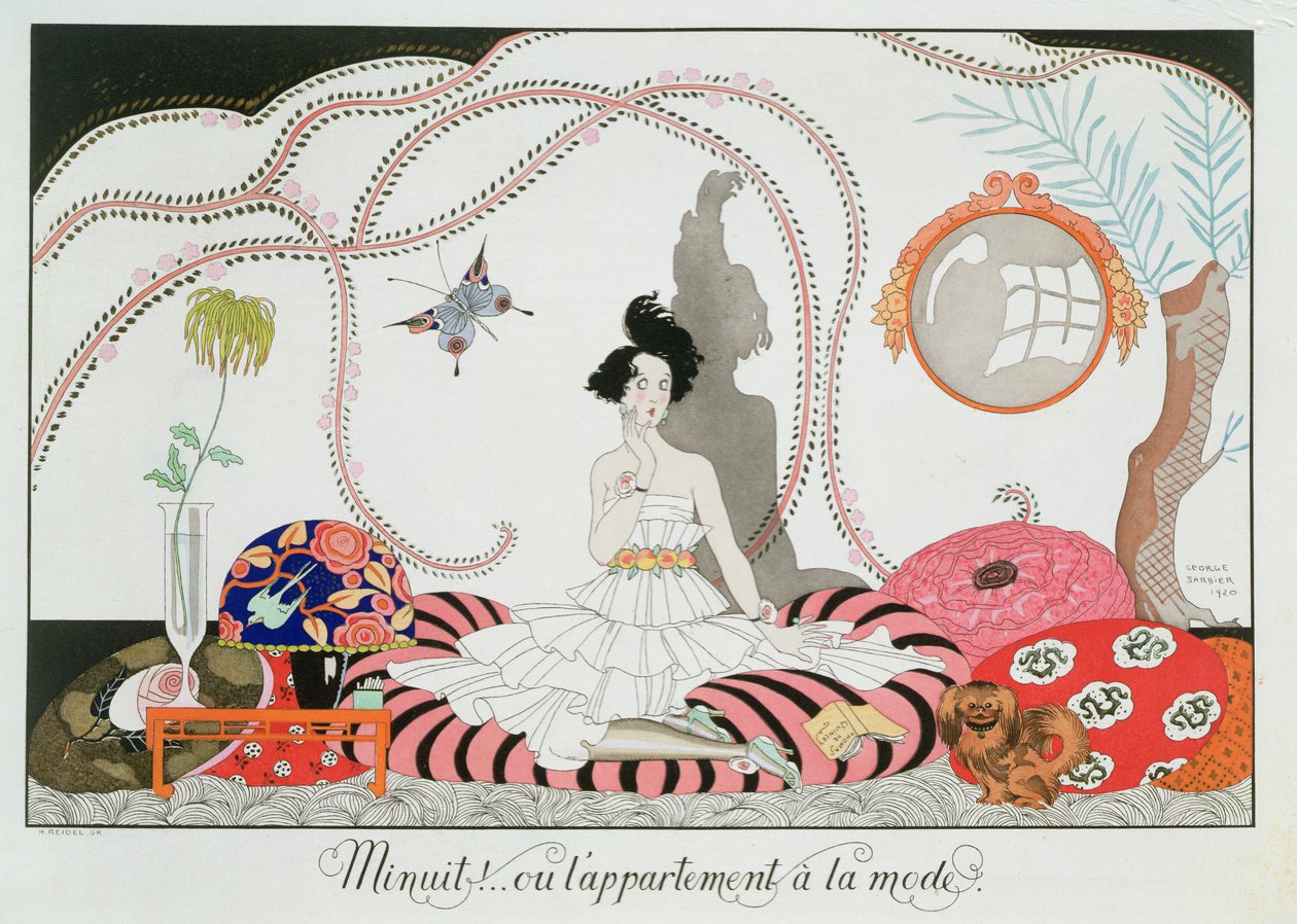 Midnatt! eller Den fashionabla lägenheten av Georges Barbier