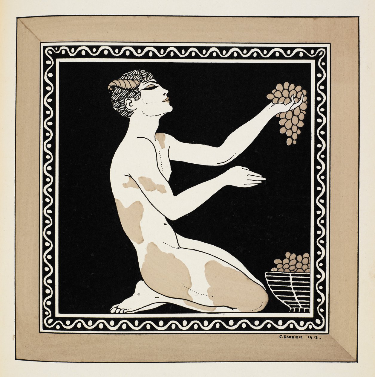 Nijinsky som faun i baletten L