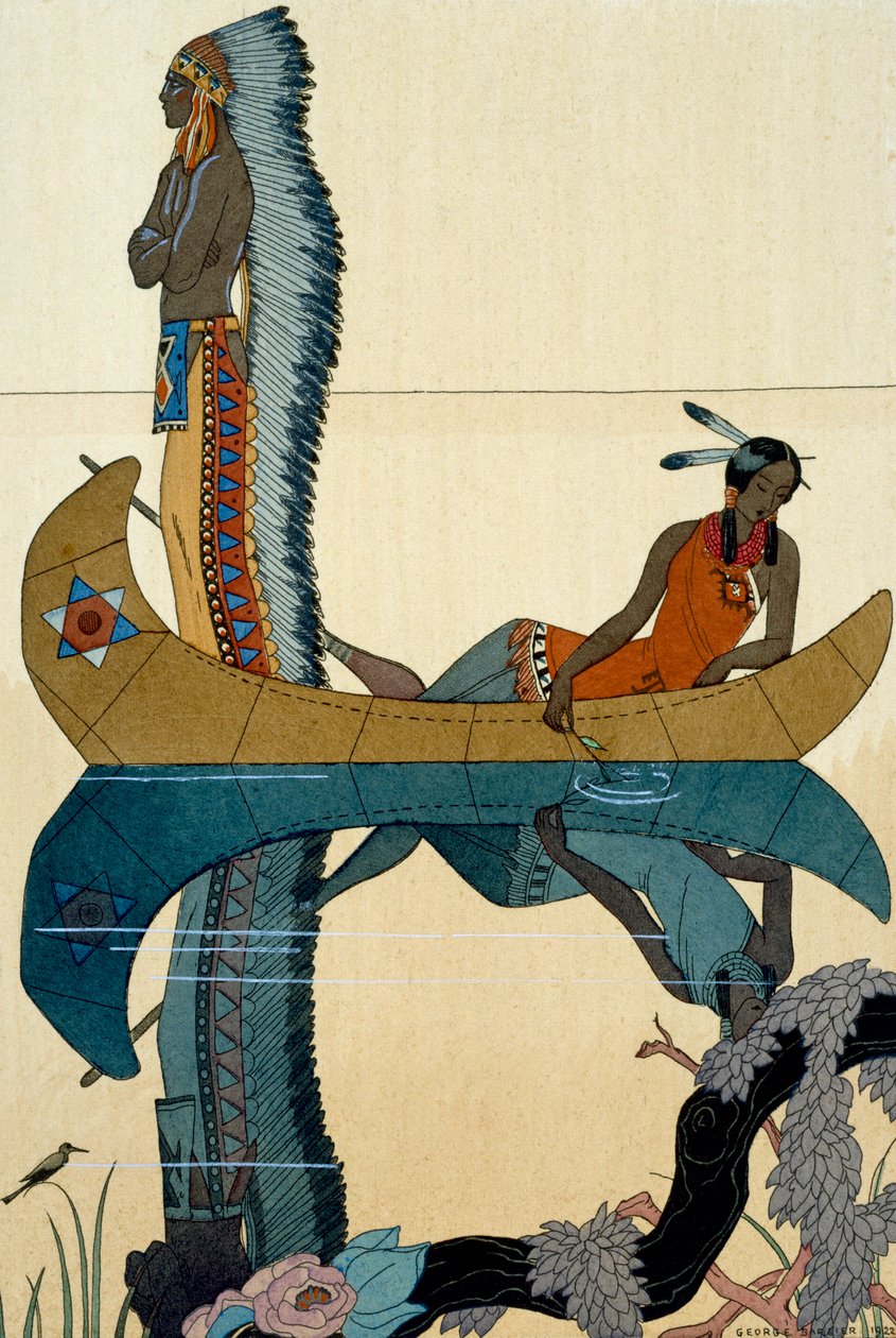 På Missouri av Georges Barbier