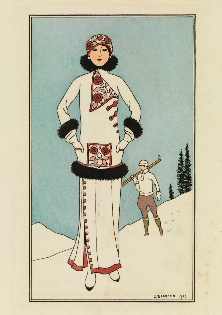 För St.Moritz, tallrik från 