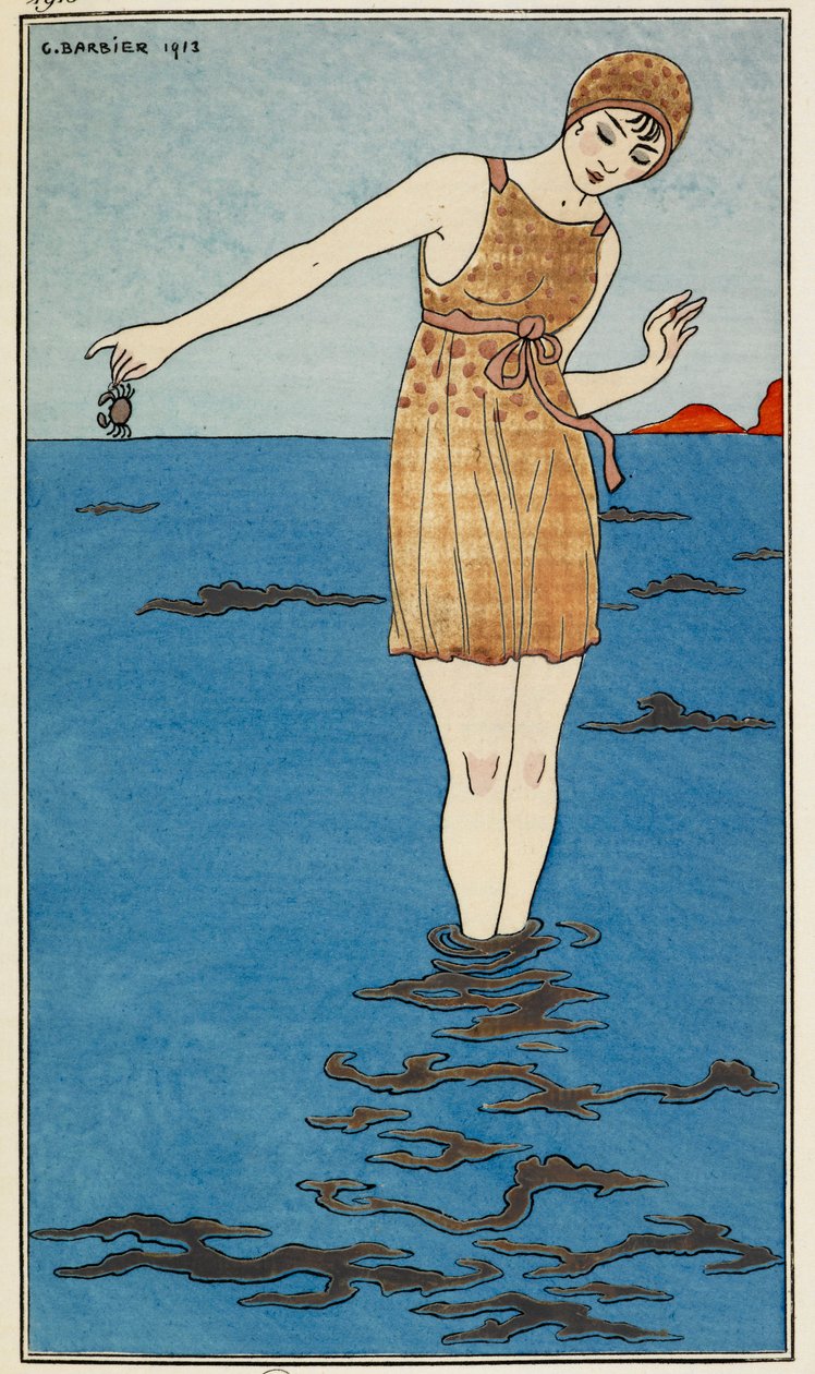 Badkläder av Georges Barbier
