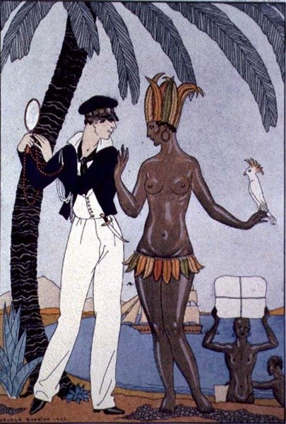 Den vackra infödingen av Georges Barbier