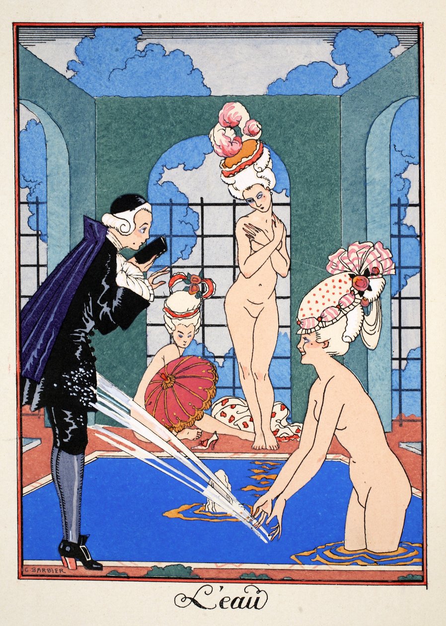 Vatten av Georges Barbier