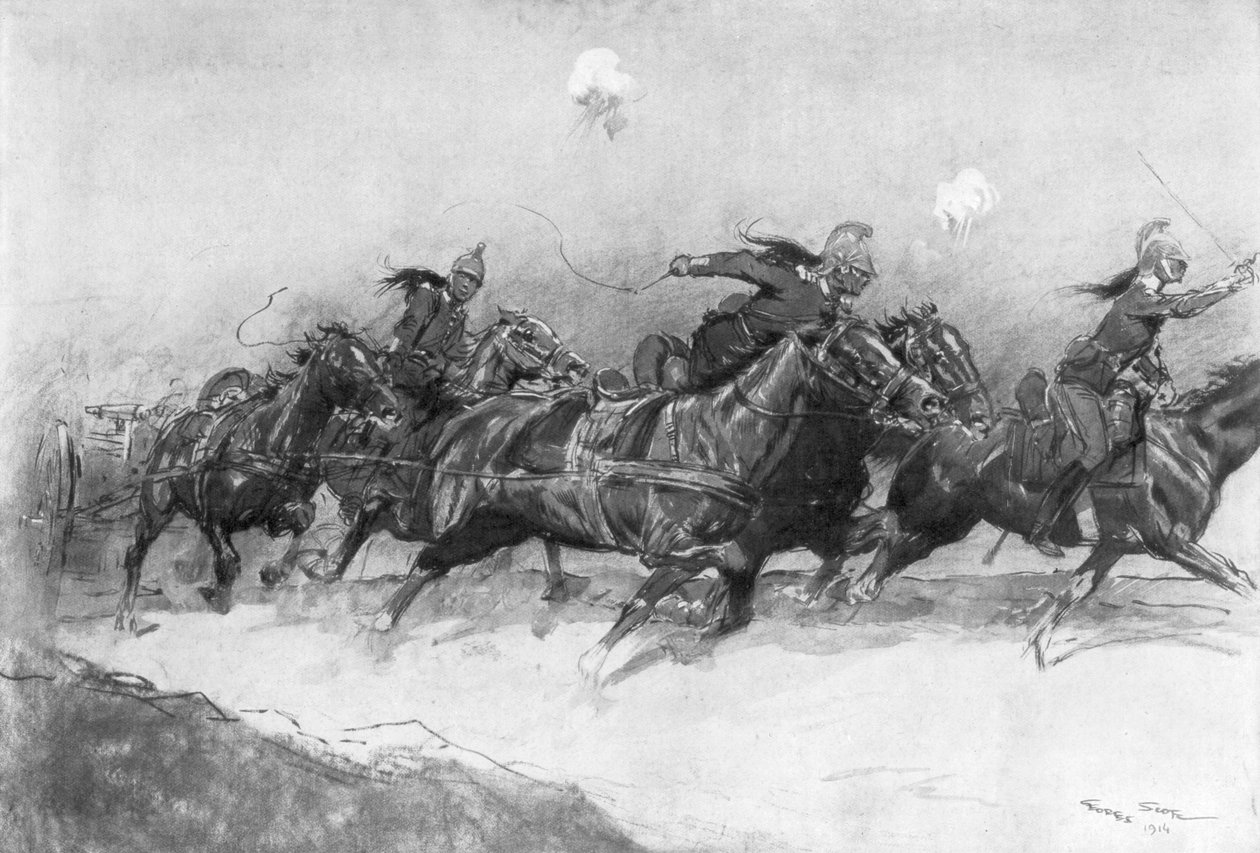 Under eld, 1914, 1926. av Georges Bertin Scott